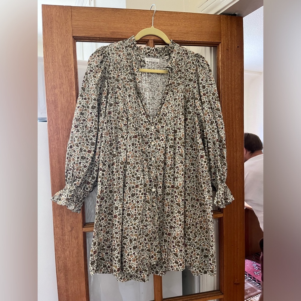 DOEN floral mini dress - size small